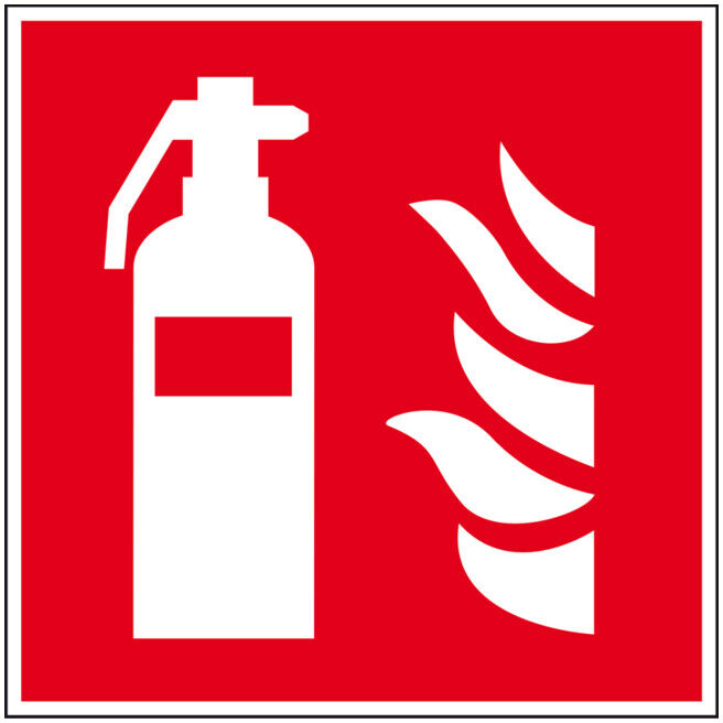 Panneau de protection incendie Eichner Extincteur 20 x 20 cm PVC (9225-13031-020)