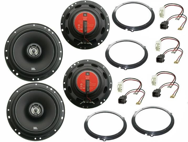 DSX JBL Boxen Einbauset für Ford Edge Bj 15-21 Lautsprecher Tür Vorne hint Auto-Lautsprecher (140 W)
