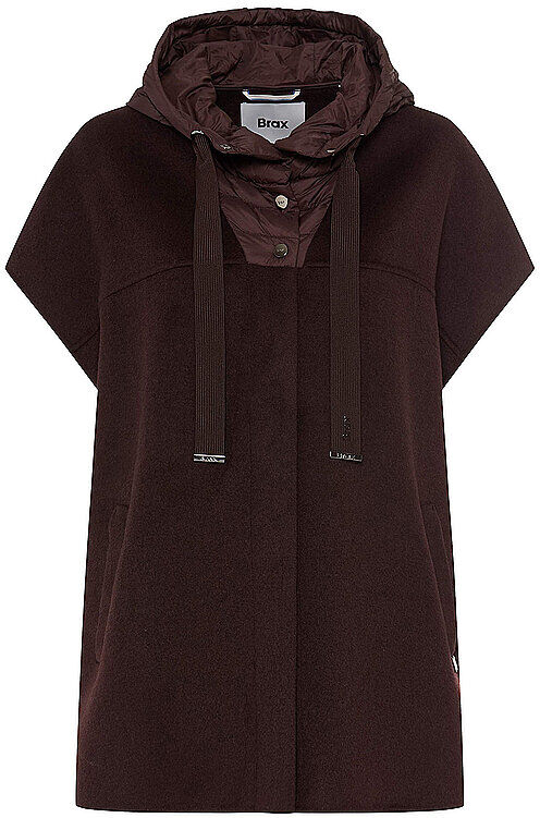 BRAX Cape - Poncho HOLLY braun   36 36