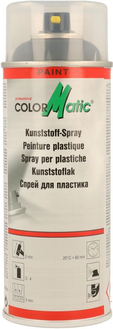 european aerosols ColorMatic Kunststoffspray grau, 400 ml