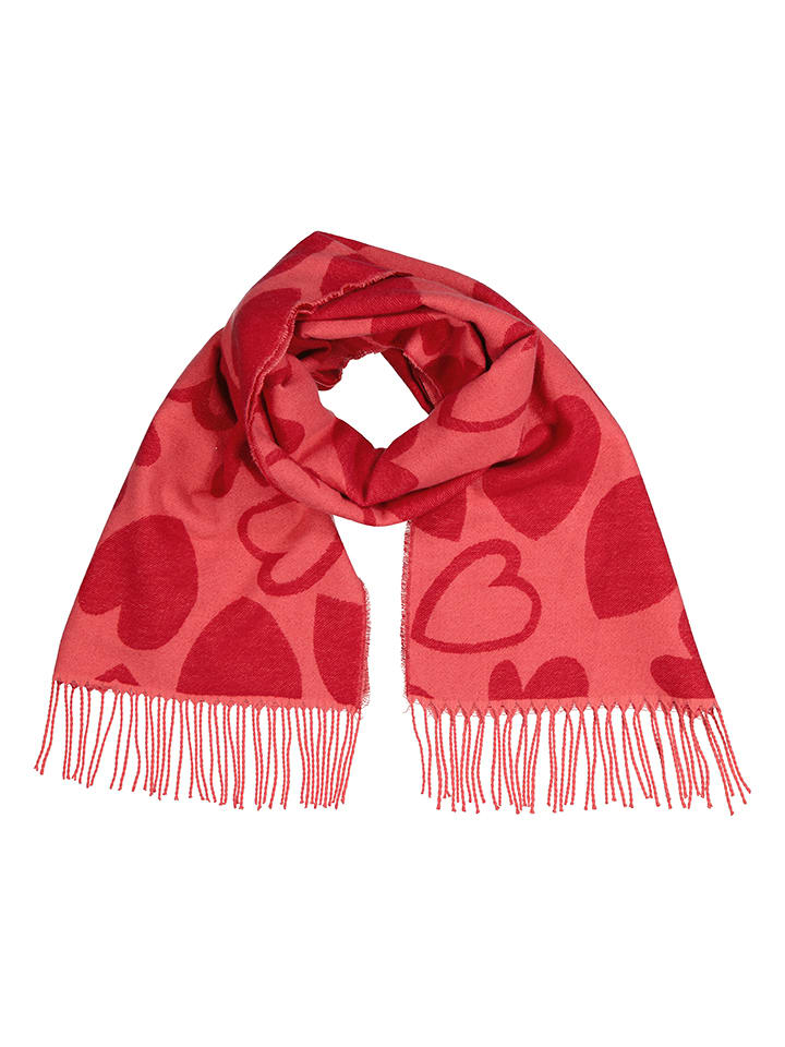 Pieces Schal in Rot - onesize