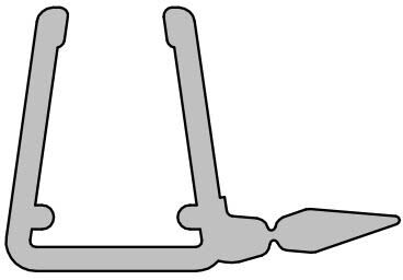 HSK replacement seal vertical for series Solida E57065