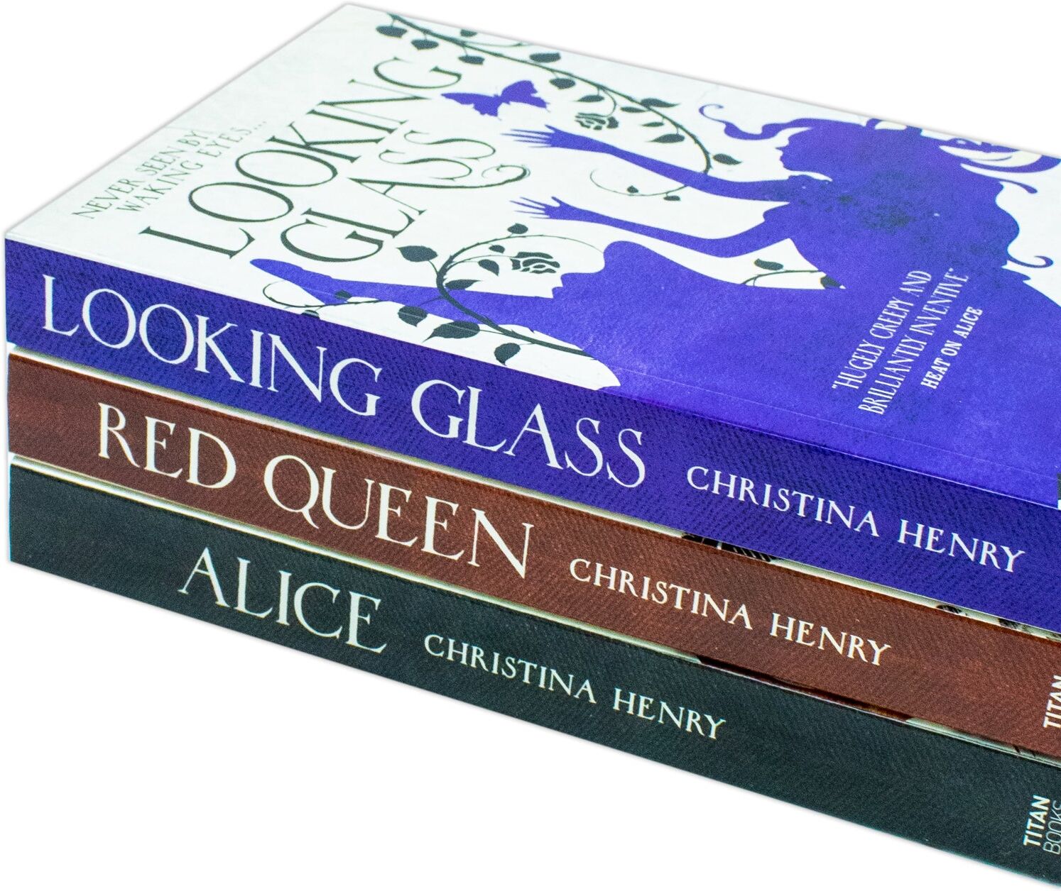 Titan The Chronicles of Alice Trilogy boxset by Christina Henry (Alice, Red Queen, Looking Glass)