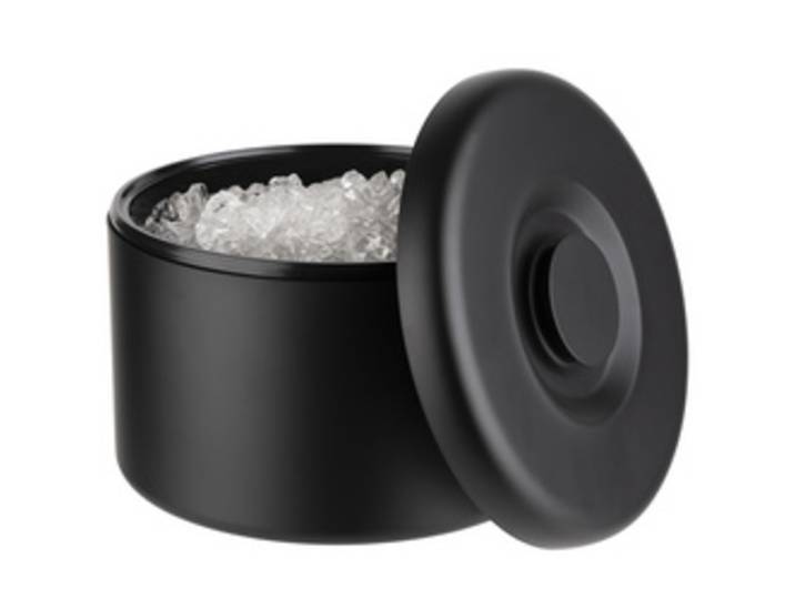 Bac à glaçons ARCTIC, en PS/aluminium, 6 litres, noir