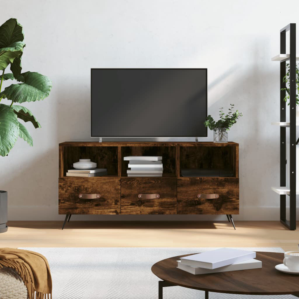 George Oliver Kealey TV Stand for TVs up to 43" Smoked Oak 43"