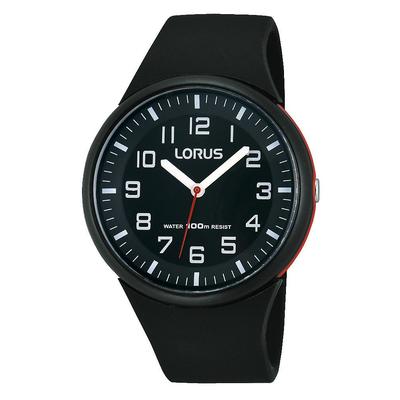 Quarzuhr LORUS, schwarz, Armbanduhren, Damen, Quarzuhr, Armbanduhr, Damenuhr, Herrenuhr, bis 10 bar wasserdicht