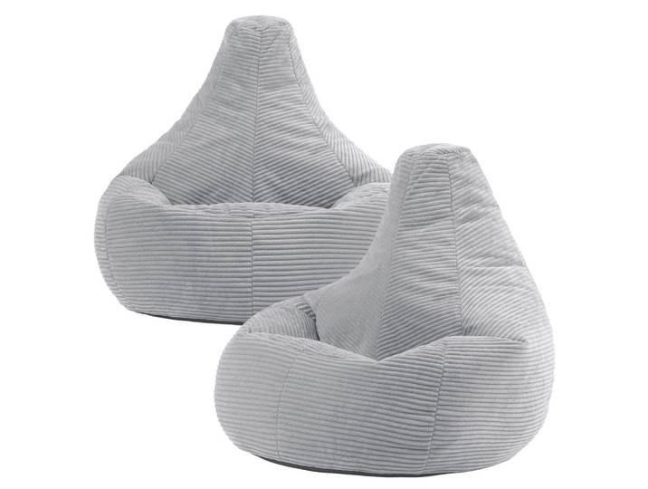 SITZSACK Sessel aus Cord 2-tlg.