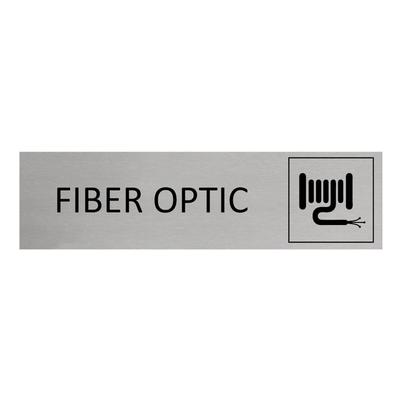 CombiCraft Aluminium Türschild Fiber Optic 165x45mm mit 3M-Tape