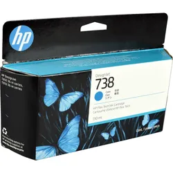 HP Tinte 498N5A 738 cyan