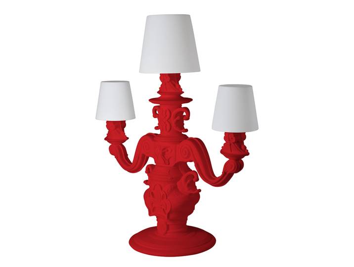 SLIDE lampadaire pour extérieur KING OF LOVE (Rouge - Polyéthylène)