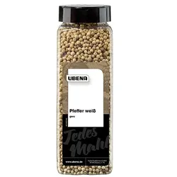 UBENA Weiße Pfefferkörner 600 g weiß