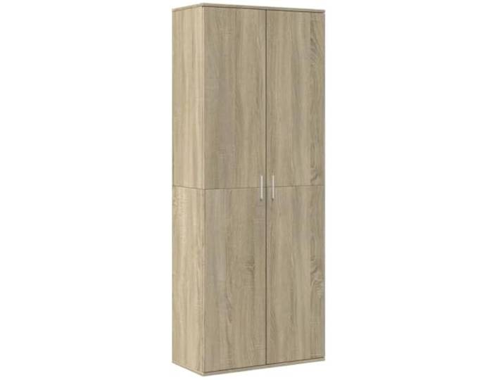 Heofavd Highboard Sonoma-Eiche 70x35x180 cm Holzwerkstoff Schrank