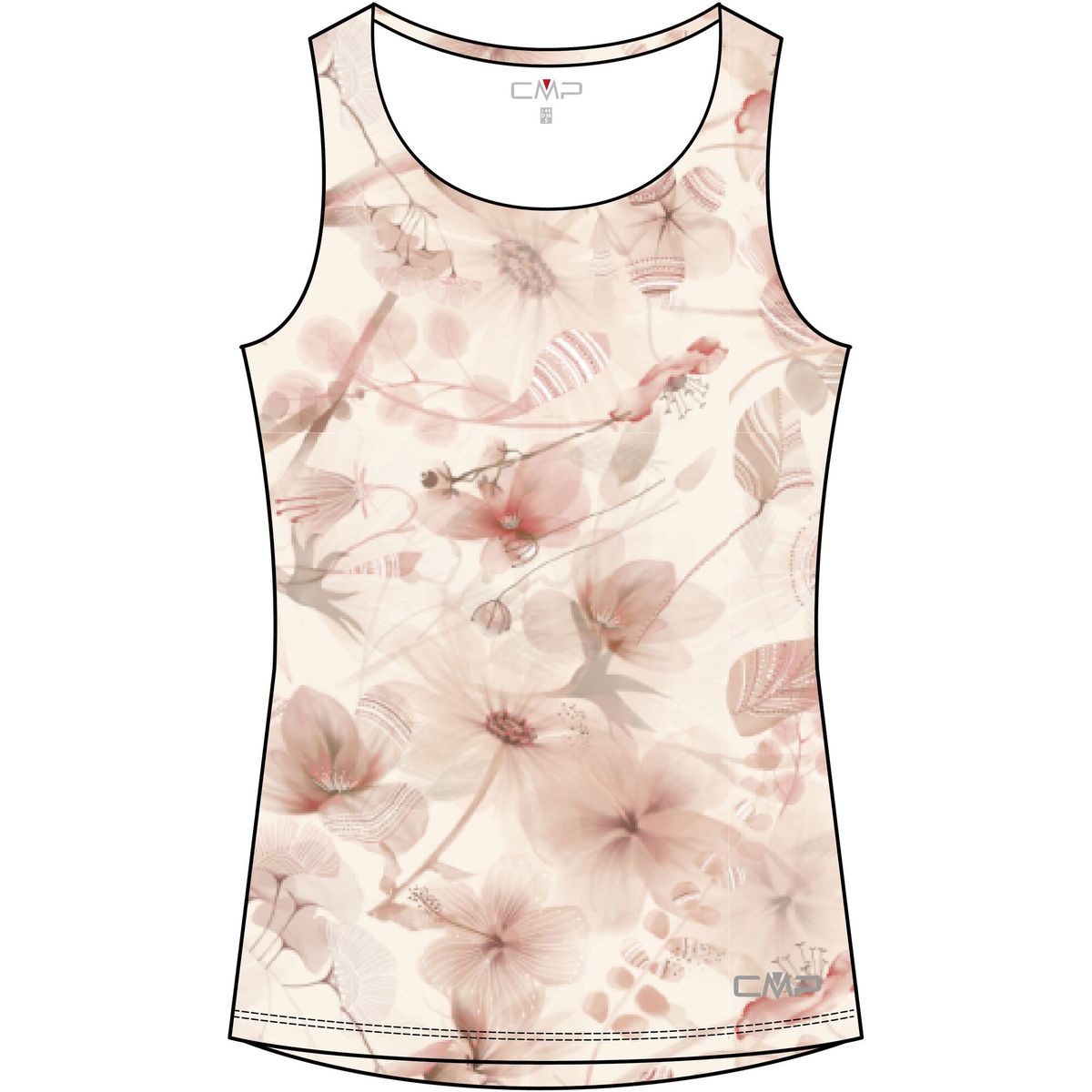 CMP Woman TOP coral-off white (02ZV) 36 36N5196-02ZV-36