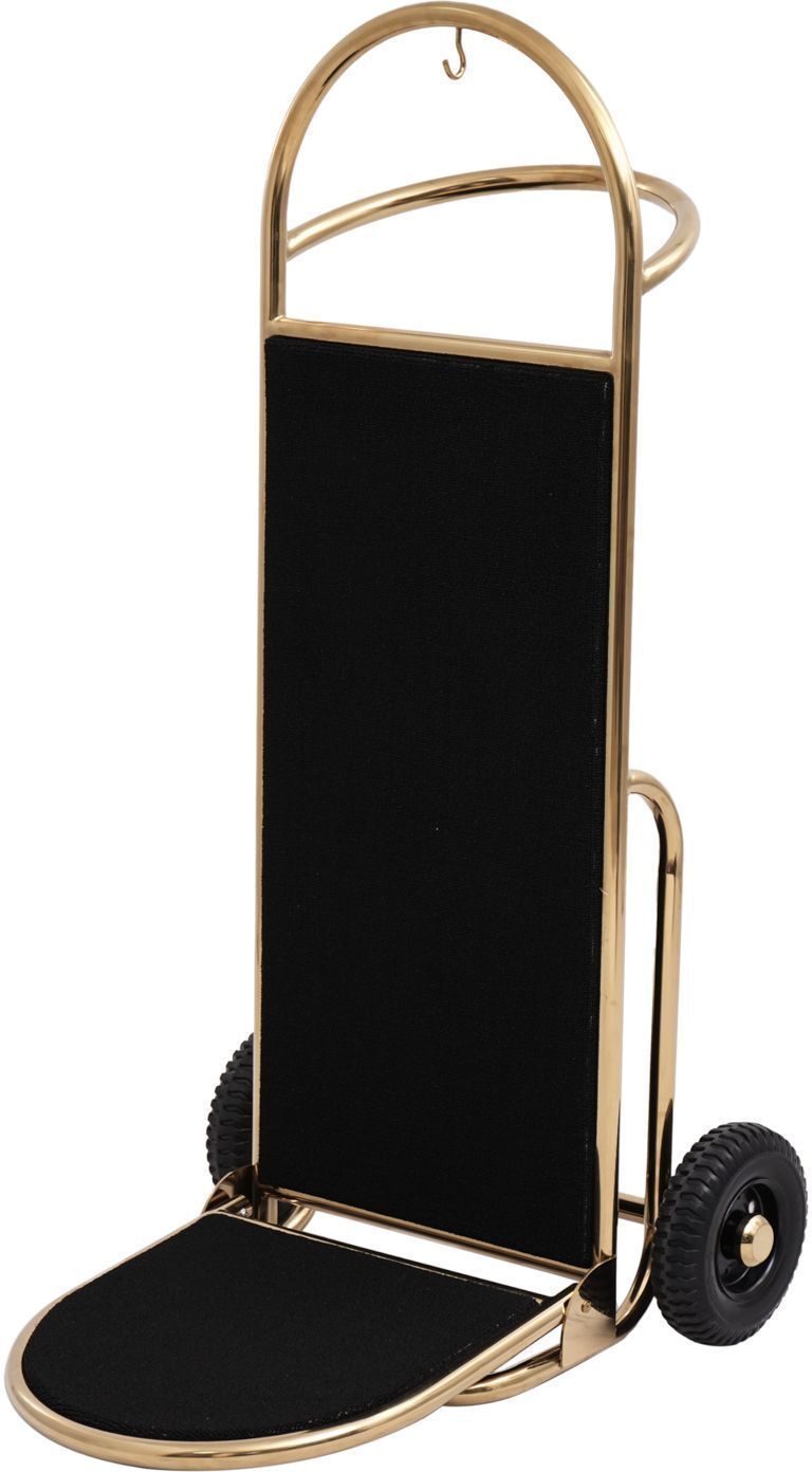 Tirolix Carrello Portabagagli 61 x 70 x 120 cm Nero/Oro Sprint