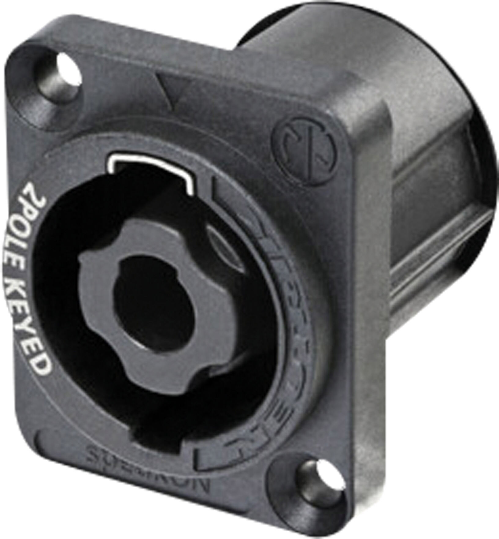 Neutrik 2-Poliger Lautsprecher-Chassis-Stecker – D-Größe