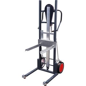 VARIOfit Hubkarre sg-154.008/AG, mit Gabel, Hub 1300mm, Vollgummireifen, Tragkraft 250kg