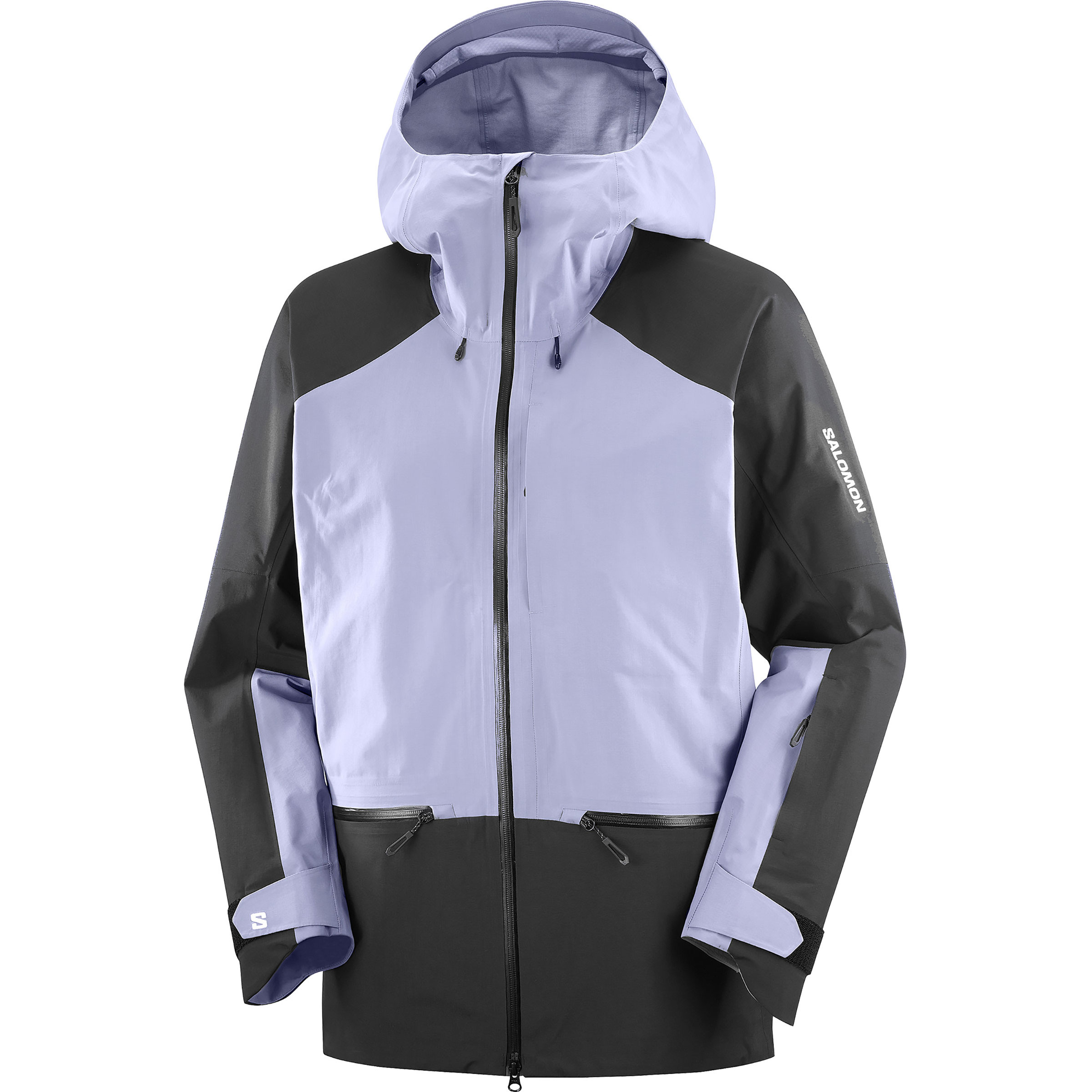 Salomon Absolute 3L Herren Regenjacke blau Größe L Skifahren | Freeride | Bergsteigen Elastisch Wasserabweisend