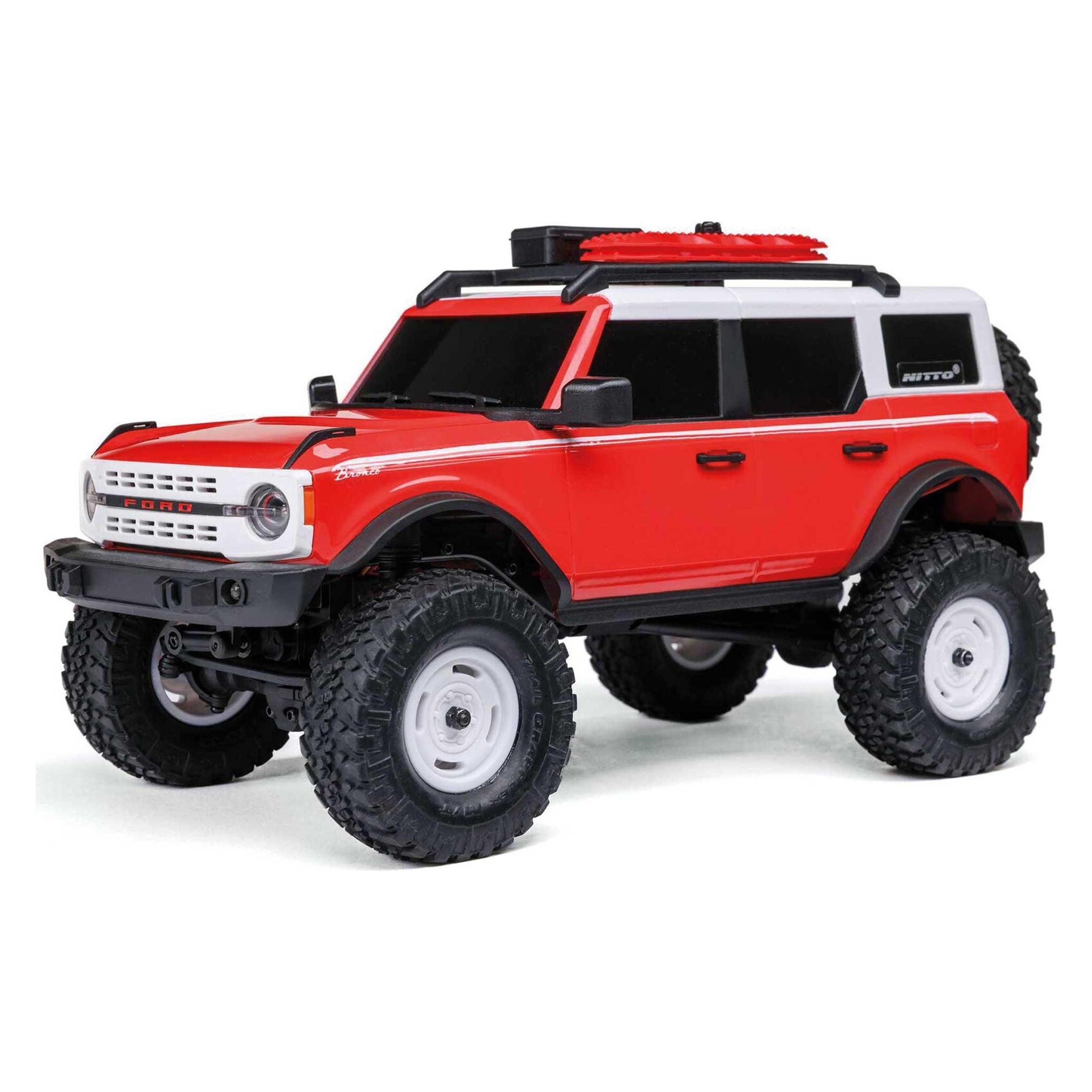 Axial Rock Crawler SCX24 Ford Bronco, Rot RTR, 1:24 (RTR Ready-to-Run) (AXI00006V2T6)
