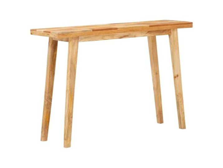 KTHLBRH Esstisch aus Mangoholz und 100 x 35 x 75 cm Massivholz, stabile Verarbeitung und Beine, Innenbereich, rustikales Design