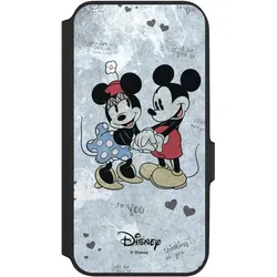 Nivocase Klapphülle für Samsung Galaxy A54 5G Handyhülle aus Kunst Leder NIVOflip schwarz Disney Vintage (Samsung Galaxy A54 5G), Smartphone Hülle, Schwarz