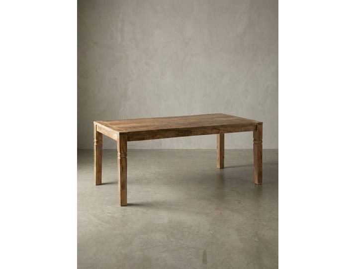 KADIMA DESIGN Esstisch Esszimmertisch aus Mango Massivholz, Landhaus-Stil (120cm)