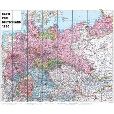 Karte von DEUTSCHLAND - 1920 [gerollt], Buch von , Verlag Rockstuhl, 978-3-95966-479-0
