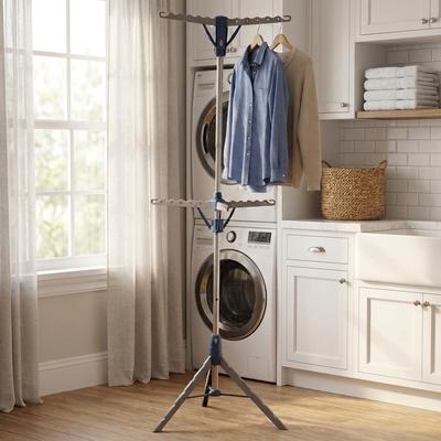Household Essentials 2-Tier Tripod Clothes Drying Rack