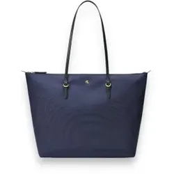 Lauren Ralph Lauren für Damen. 431950007001 Große Keaton Tote-Tasche aus marineblauem Nylon (OSFA), Lässig, Recyceltes Nylon