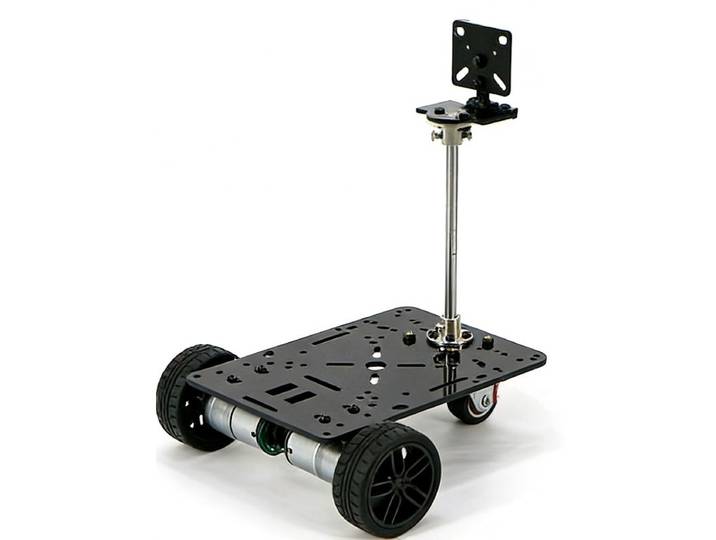 Châssis de voiture 3WD 4WD avec support de caméra, roue pivotante, encodeur, moteur, voiture robot pour Arduino Raspberry Pi, kit robot programmable DIY