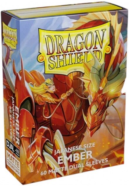 60 Dragon Shield Japanese Dual Matte : Ember
