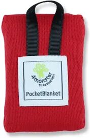 Cozy Casa Charm Pocket Picnic Blanket Waterproof Beach Mat Foldable Camping Ground Sheet red