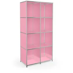 Aktenregal System 4 Metall Pink