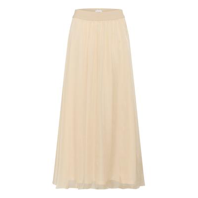 Midirock SAINT TROPEZ "Damen Rock CoralSZ", Damen, Gr. L, grau (fog), Obermaterial: 100% Polyester PES., Röcke