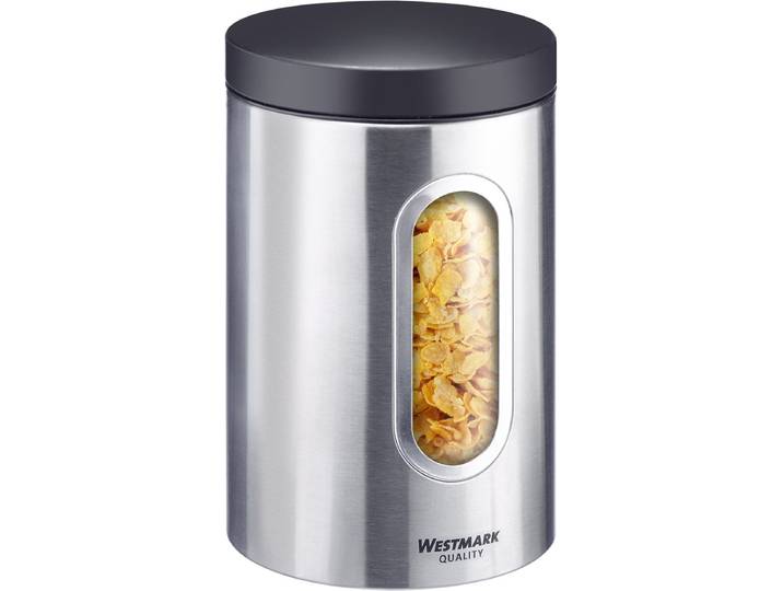 Westmark voorraadpot met venster\, 2300 ml\, rond\, ø 13 cm\, BPA-vrij\, roestvrij staal\, 62382260