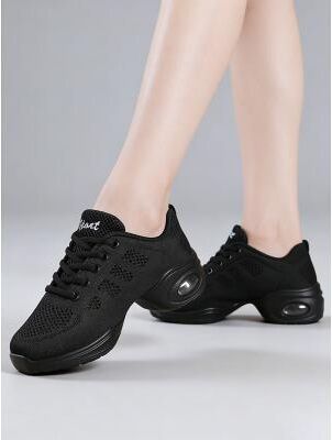 LightInthebox Women's White Jazz Dance Sneakers - Lightweight Kids Teens Practice Shoes for Hip-Hop, Jazz Street Dance