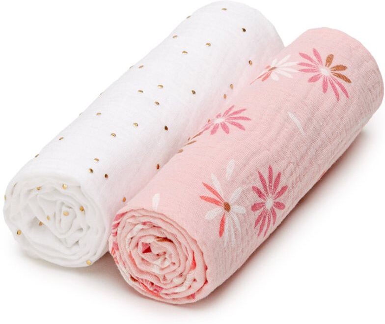 T-TOMI BIO Muslin Diapers couches lavables Lily 65x65 cm 2 pcs