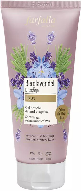 farfalla - Berglavendel Relax Duschgel, 200 ml