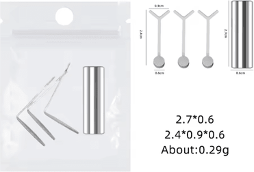 Inspire Picks DIY Nail Art Magnet Set Strong Cats Eye Magnetic Rod With Heart Shaped Design s3