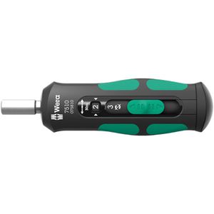 Wera Schraubendreher 7510 Kraftform Safe-Torque, Speed, Drehmoment 1,0 - 3,0 Nm, mit Bitaufnahme