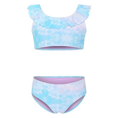 Bustier-Bikini CHIEMSEE, Mädchen, Gr. 122/128, tropical breeze, Kunstfaser, Bikini-Sets