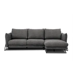 ECKSOFA HOSTEN 4-Sitzer, anthrazit
