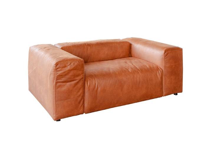 KAWOLA XXL-Sessel MIA Modularer Sessel Lederfaserstoff 4-tlg. – Loveseat – flexibel, Edle Lederoptik, pflegeleicht & individuell kombinierbar