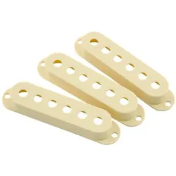 Fender Roadworn Strat Pickup Covers Aged White Set - Pickupkappen