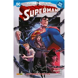 Superman, Comics + Manga von Joshua Williamson, David Baldeon, Caio Filipe, Edwin Galmon, Gleb Melnikov, Dan Jurgens, Jamal Campbell, Bruno Redondo, Norm Rapmund
