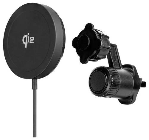 Aqiila Powerbird QC1 Wireless Charger 20W Qi 2 Schwarz KFZ