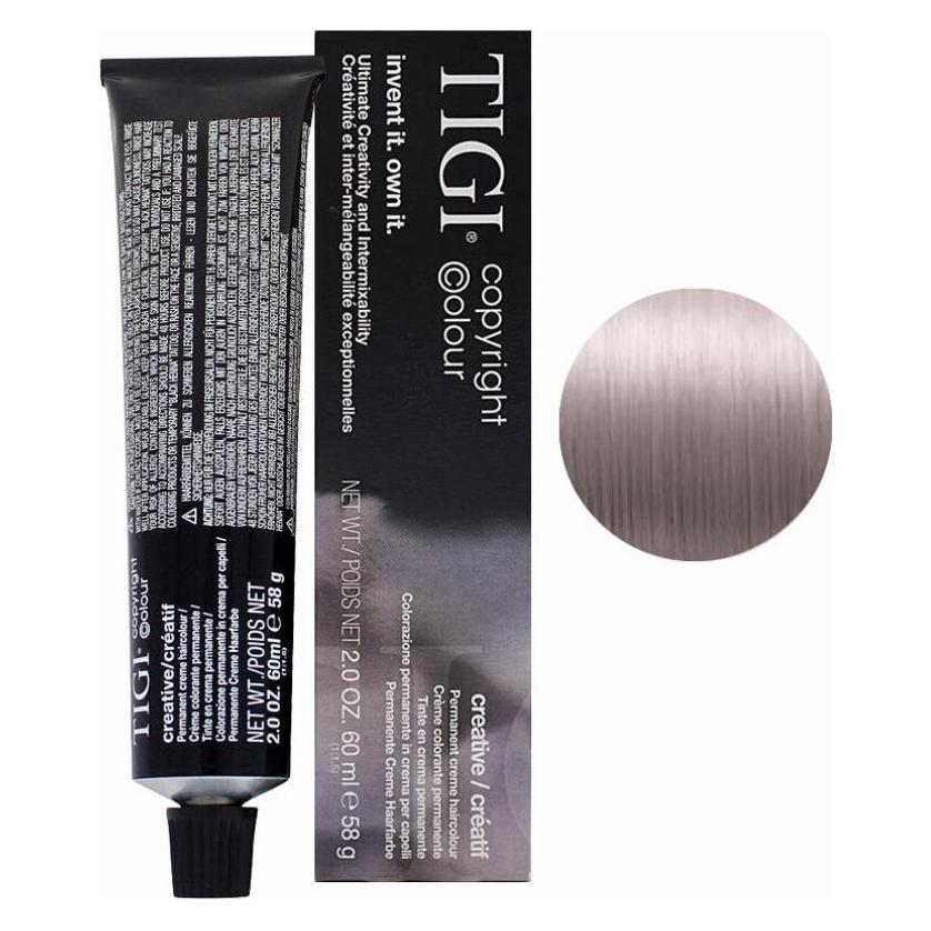 Tigi Colour Creative Permanent Hair Dye 902 Very Light Blonde Natural Violet - 60 ml (9/02 Sehr Hellblond Natürlich Violett) (6159084153462)