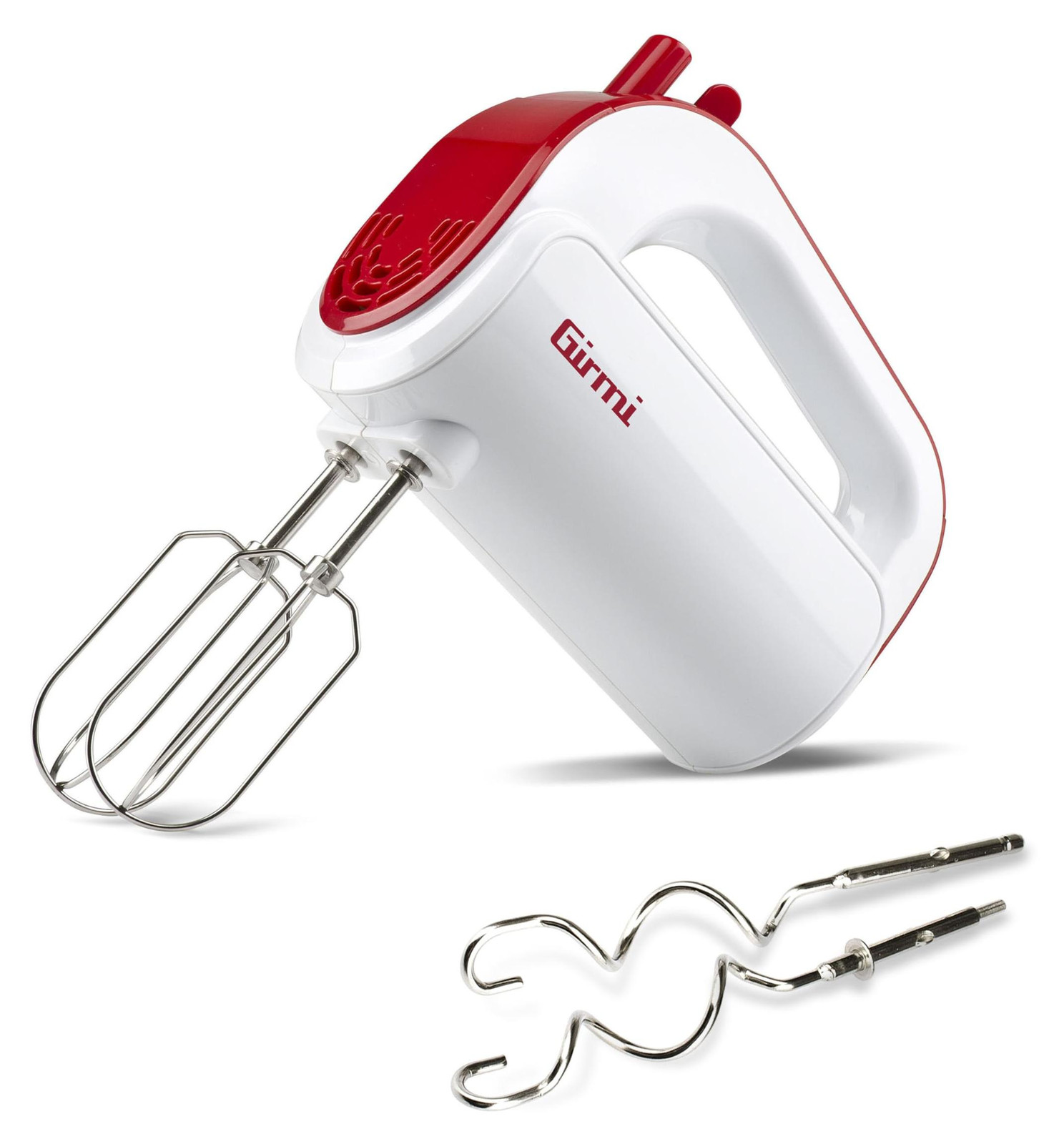 Girmi SB02 Handmixer, Rood/Wit, 170 W