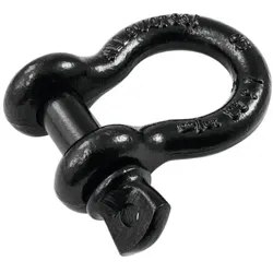 SAFETEX Schäkel 16mm schwarz mit Schraubbolzen