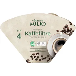 Gron Balance Kaffeefilter Braun Große 4 200 Stuck