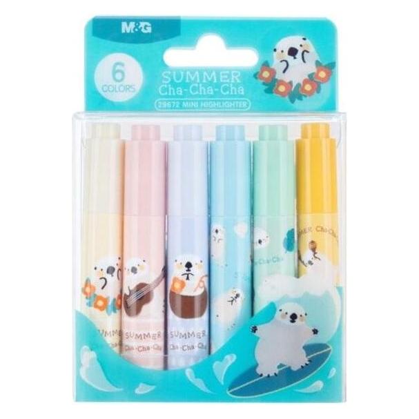 Teka Mini Cha Cha Textmarker 6 Farben M&G (6x) (47994096)